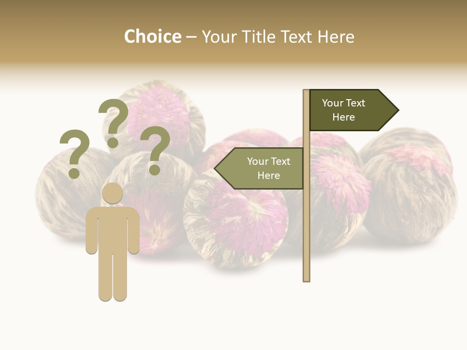 Flower Drink Lifestyle PowerPoint Template