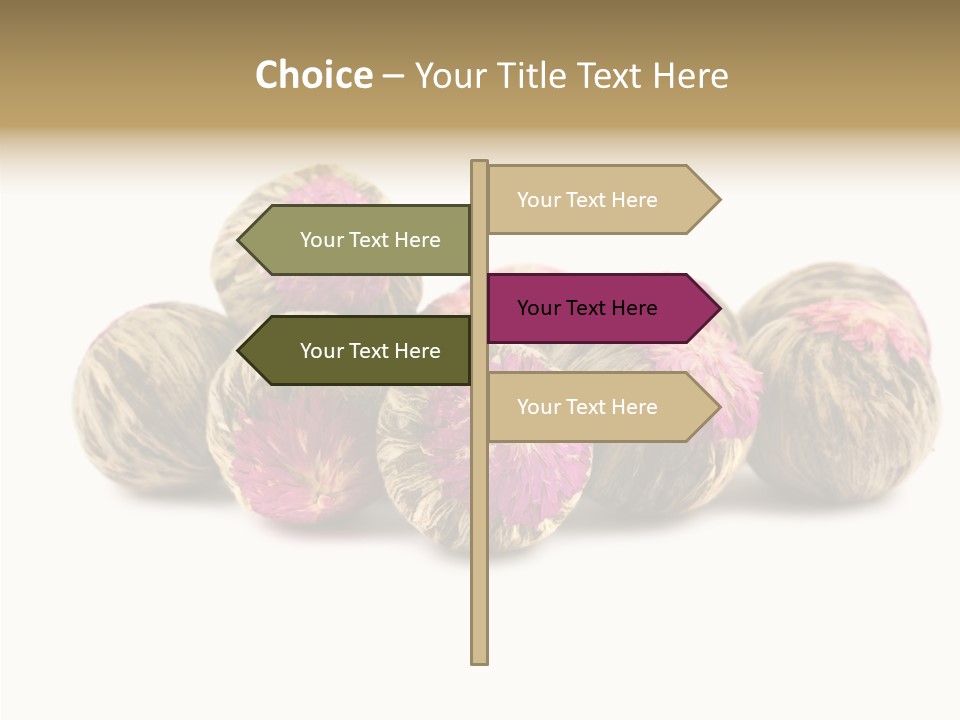 Flower Drink Lifestyle PowerPoint Template