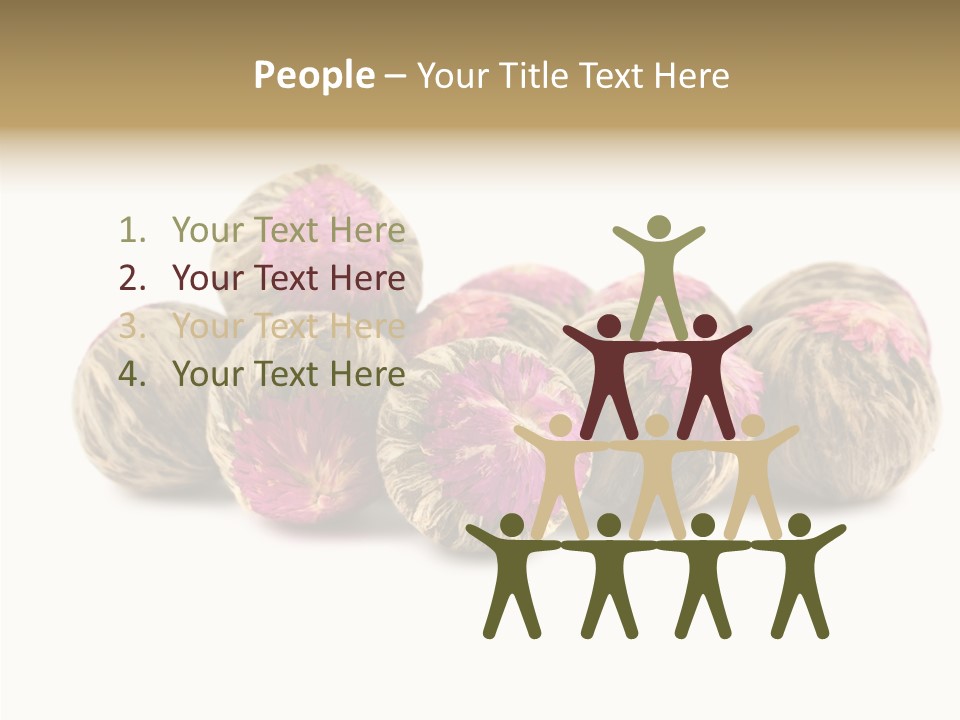 Flower Drink Lifestyle PowerPoint Template