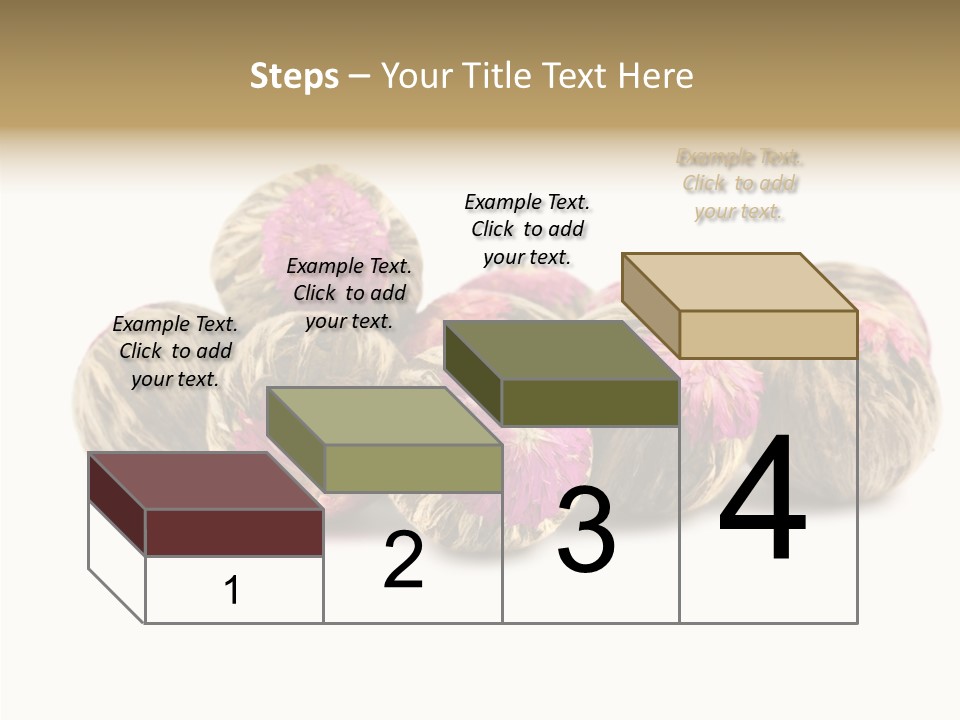 Flower Drink Lifestyle PowerPoint Template