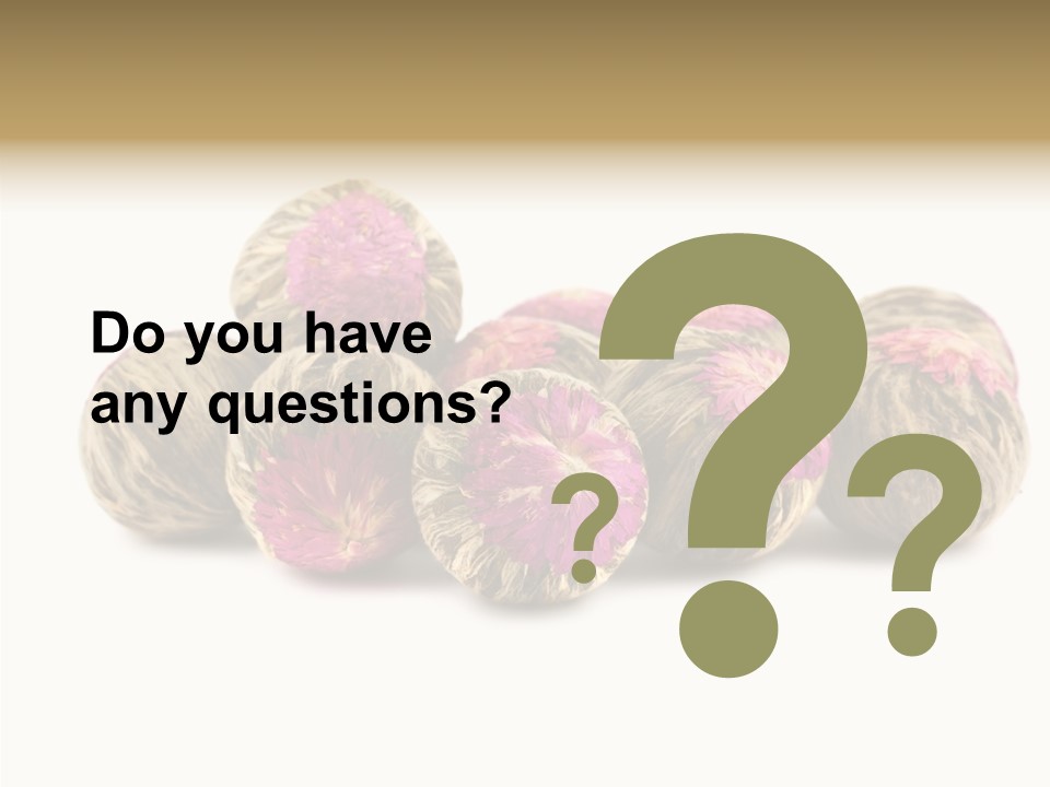 Flower Drink Lifestyle PowerPoint Template