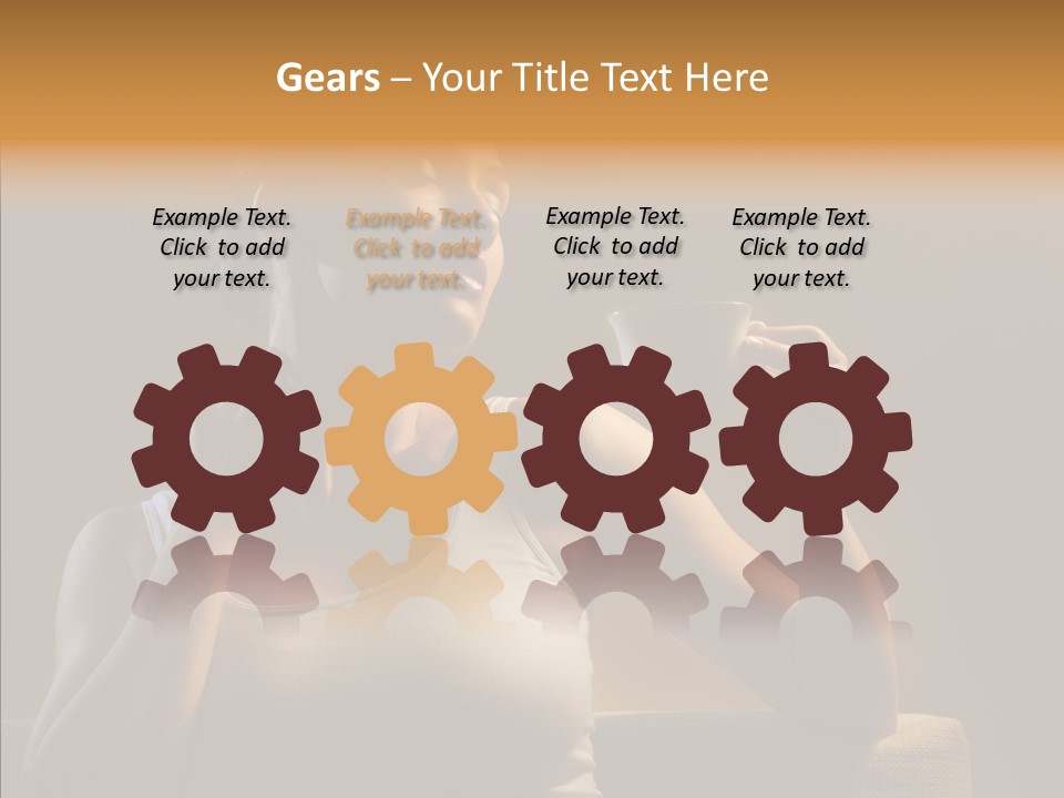 Close Up Beauty Drink PowerPoint Template