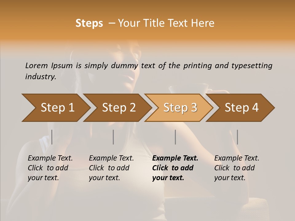 Close Up Beauty Drink PowerPoint Template
