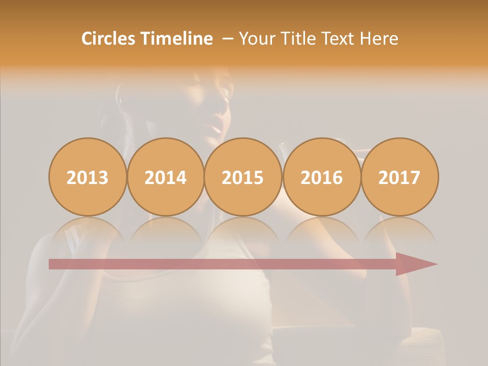 Close Up Beauty Drink PowerPoint Template