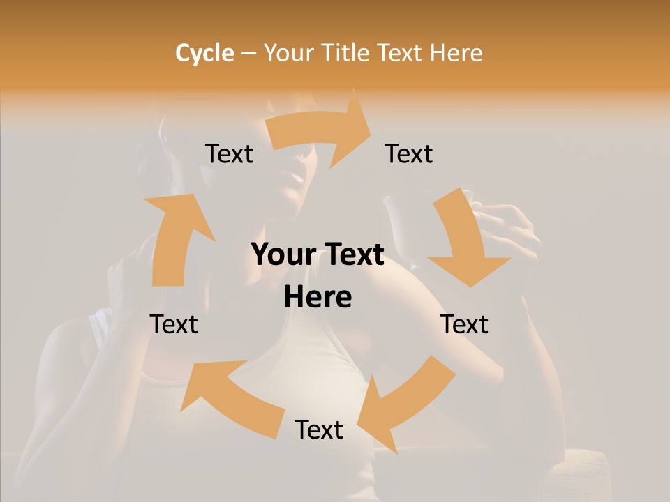 Close Up Beauty Drink PowerPoint Template