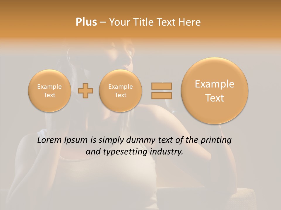Close Up Beauty Drink PowerPoint Template