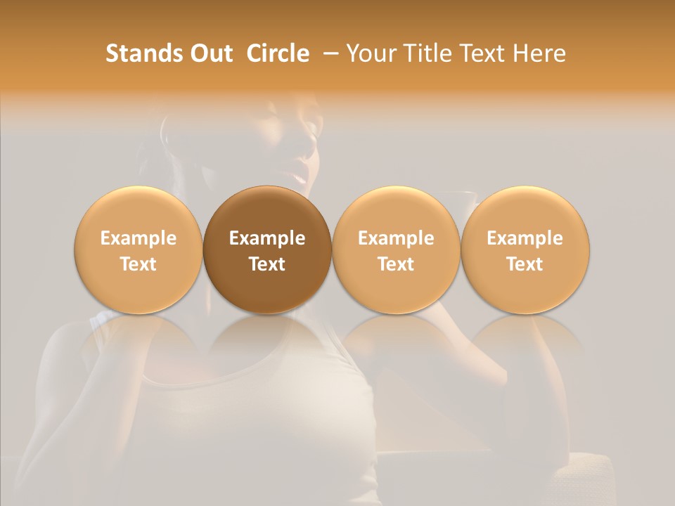 Close Up Beauty Drink PowerPoint Template