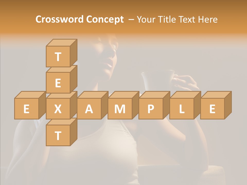 Close Up Beauty Drink PowerPoint Template