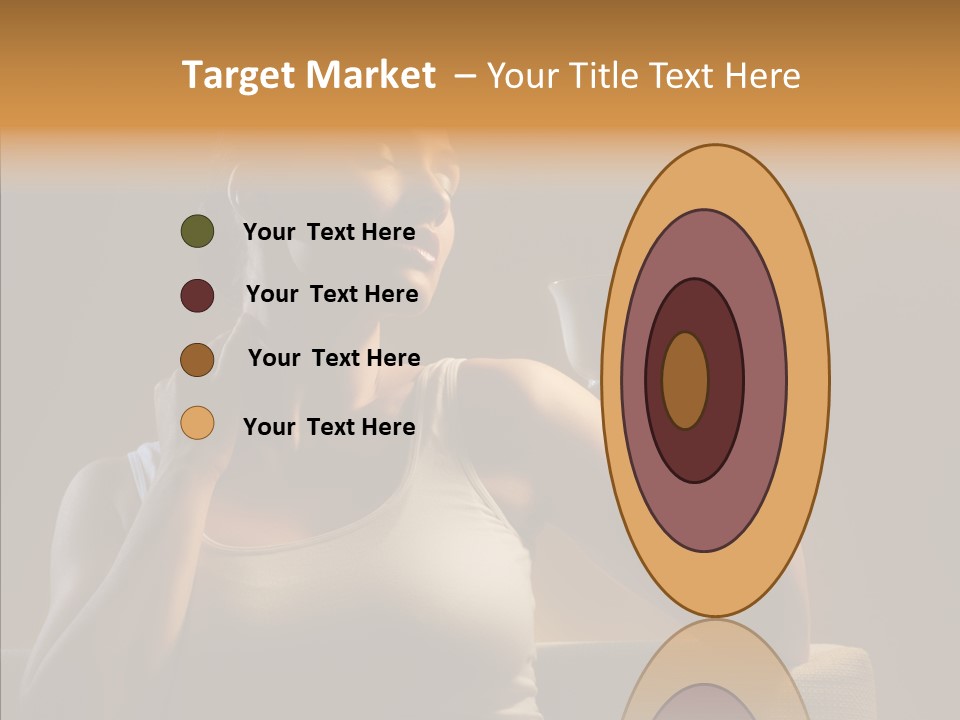 Close Up Beauty Drink PowerPoint Template