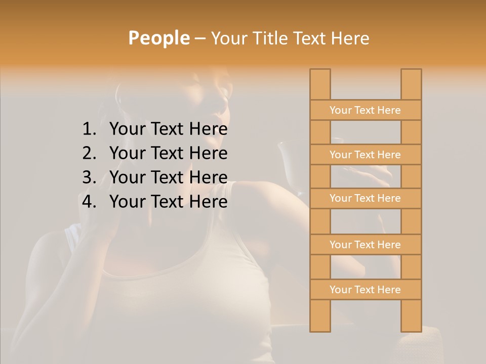 Close Up Beauty Drink PowerPoint Template