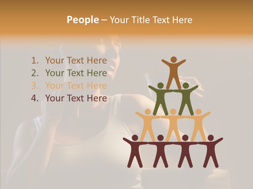 Close Up Beauty Drink PowerPoint Template