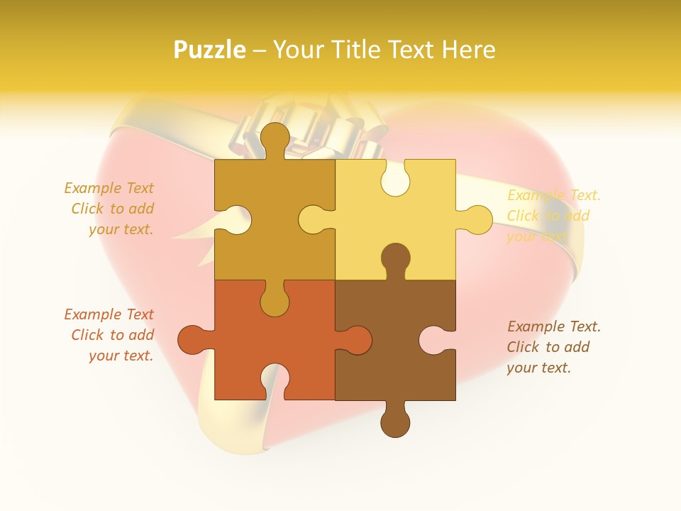 Gold Perspective Day PowerPoint Template