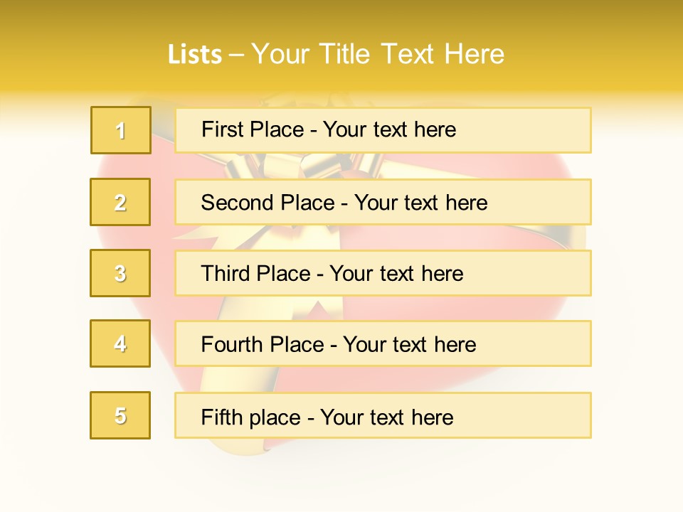 Gold Perspective Day PowerPoint Template