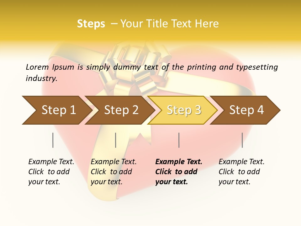 Gold Perspective Day PowerPoint Template