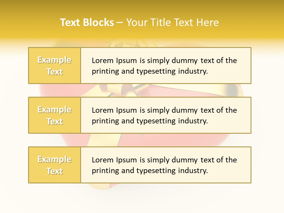 Gold Perspective Day PowerPoint Template