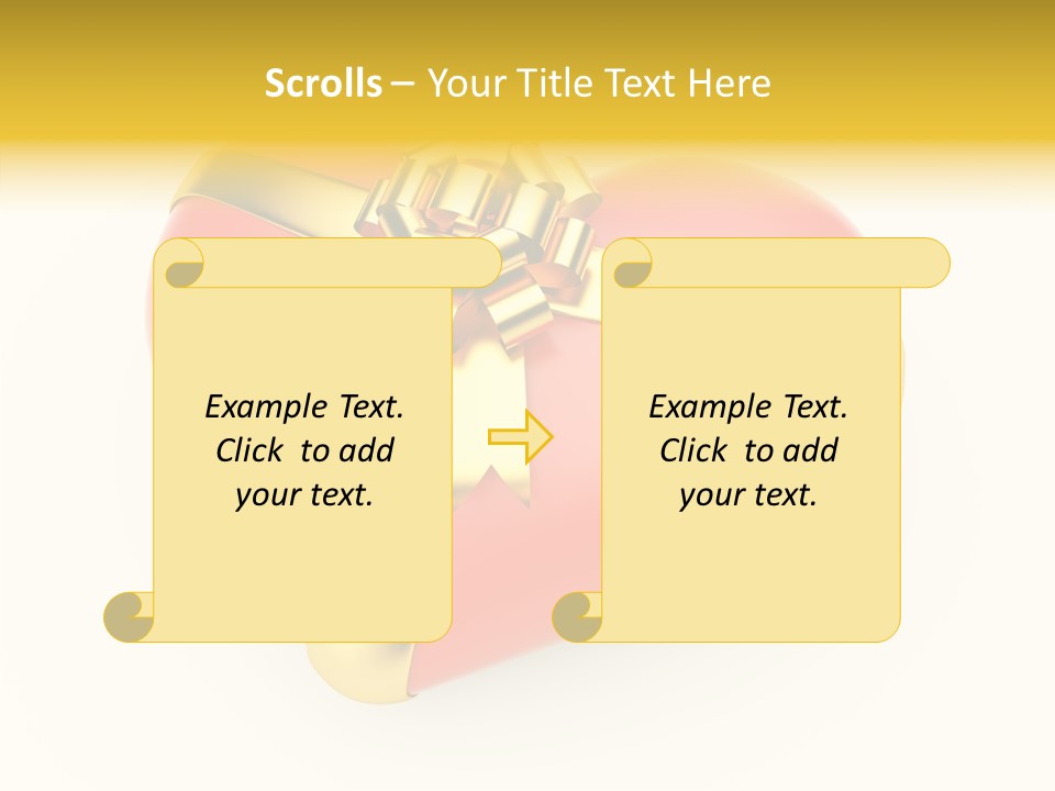 Gold Perspective Day PowerPoint Template
