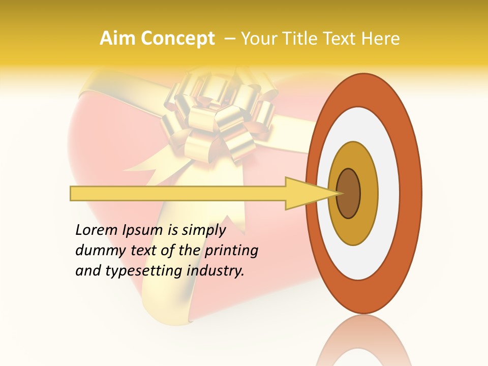 Gold Perspective Day PowerPoint Template