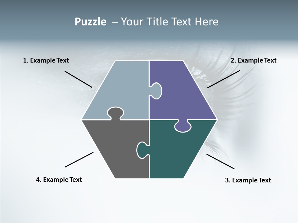 Model Portrait  PowerPoint Template