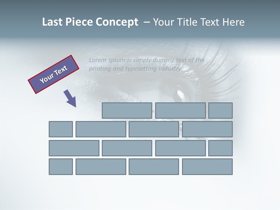 Model Portrait  PowerPoint Template