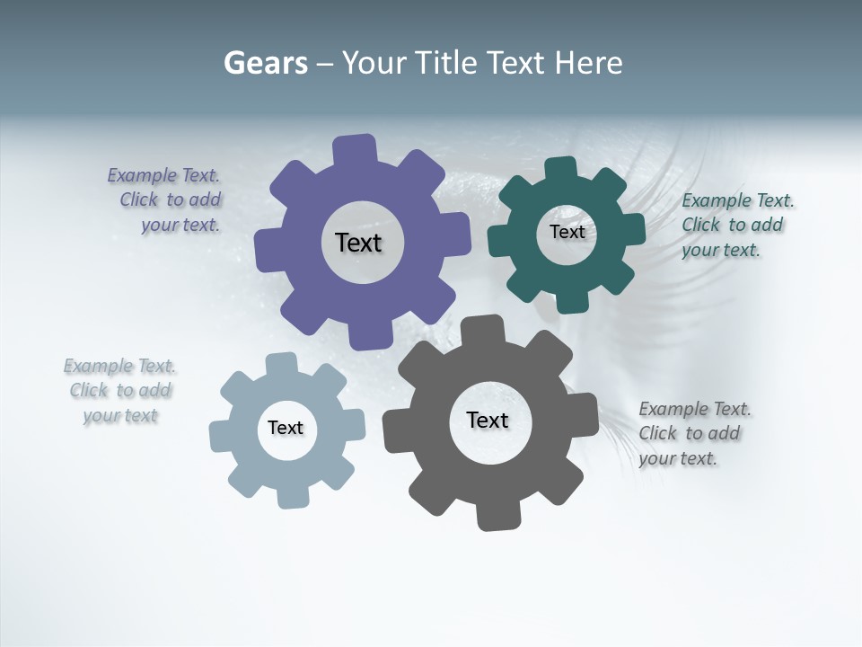 Model Portrait  PowerPoint Template