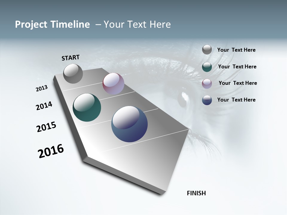 Model Portrait  PowerPoint Template