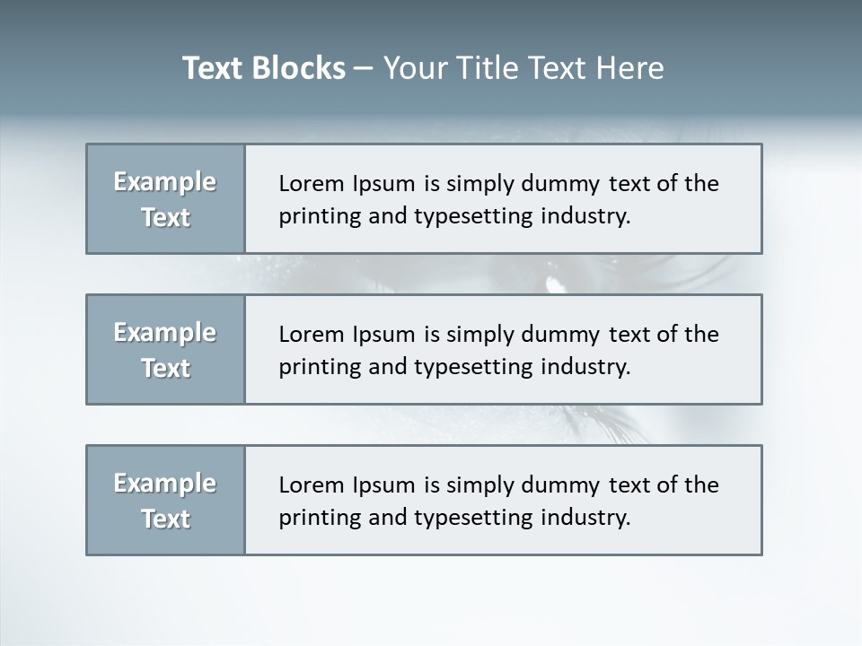 Model Portrait  PowerPoint Template