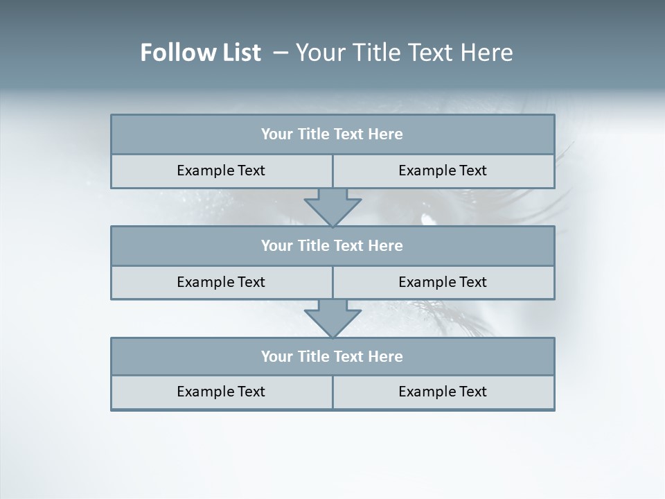 Model Portrait  PowerPoint Template