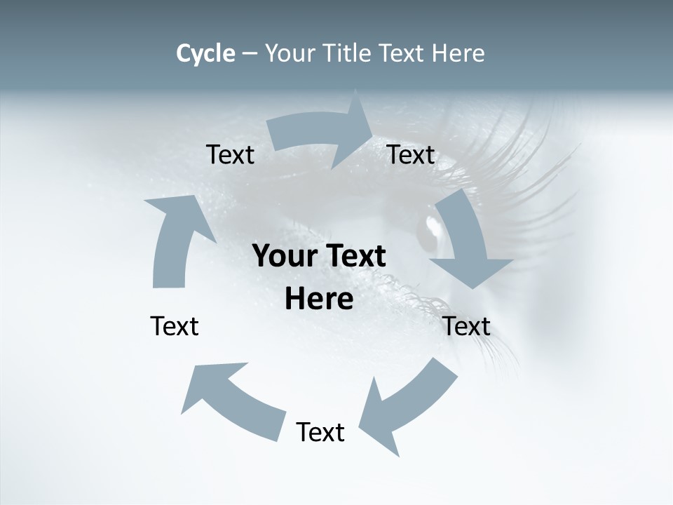 Model Portrait  PowerPoint Template