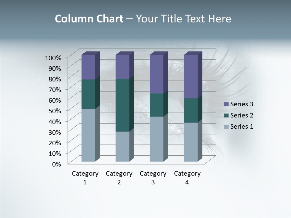 Model Portrait  PowerPoint Template