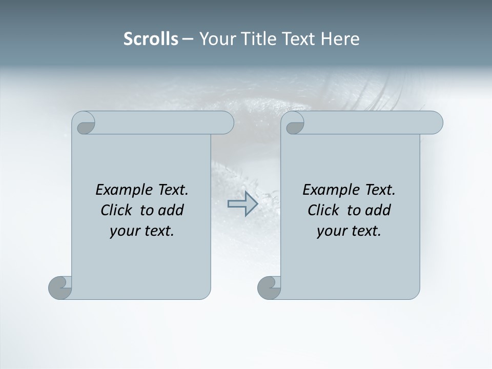 Model Portrait  PowerPoint Template