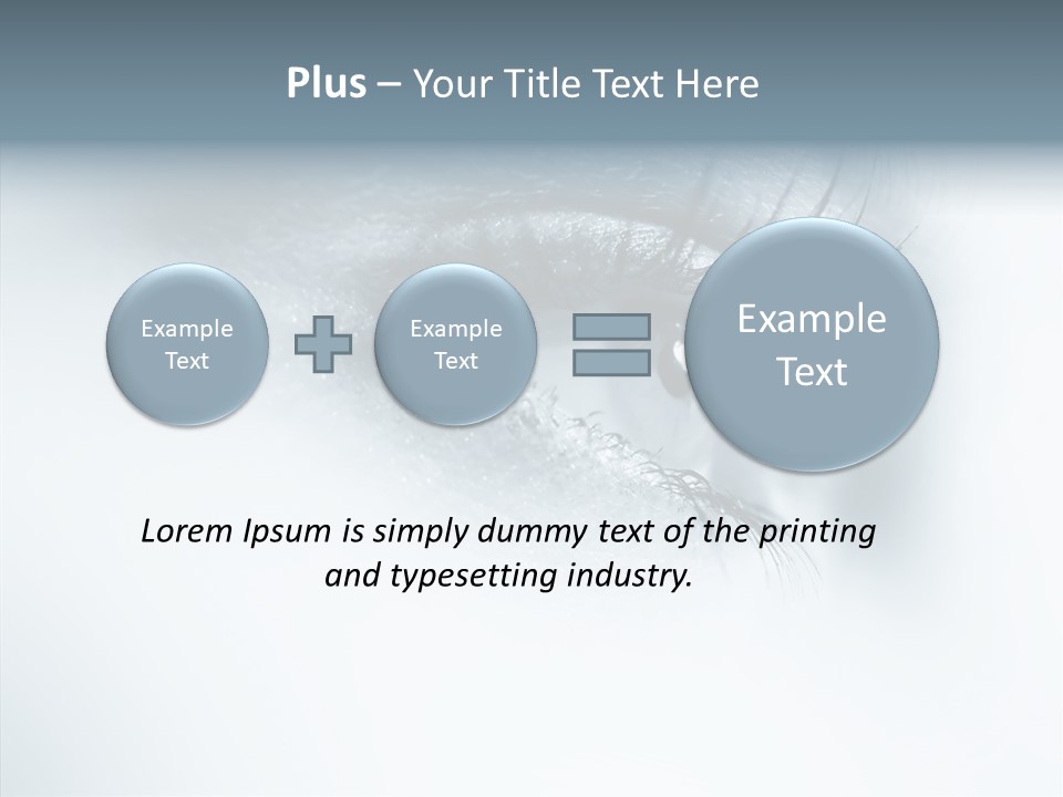 Model Portrait  PowerPoint Template