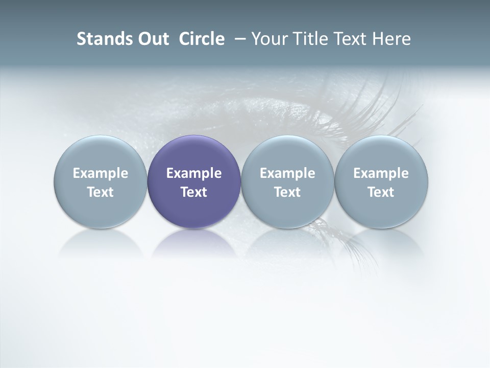 Model Portrait  PowerPoint Template