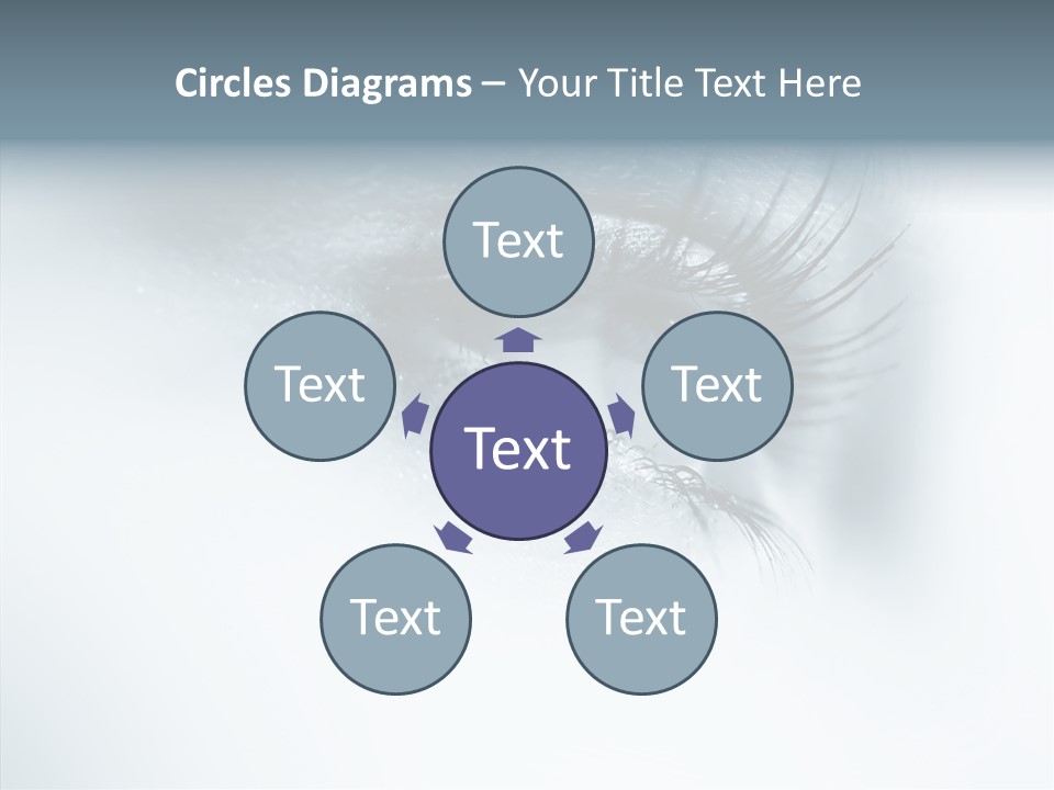 Model Portrait  PowerPoint Template