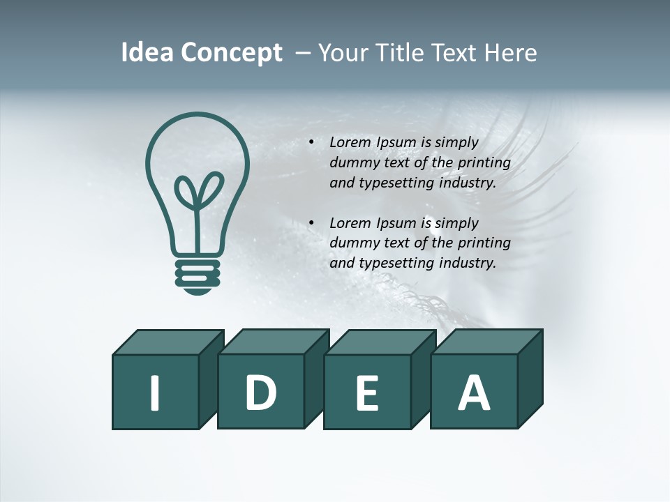 Model Portrait  PowerPoint Template