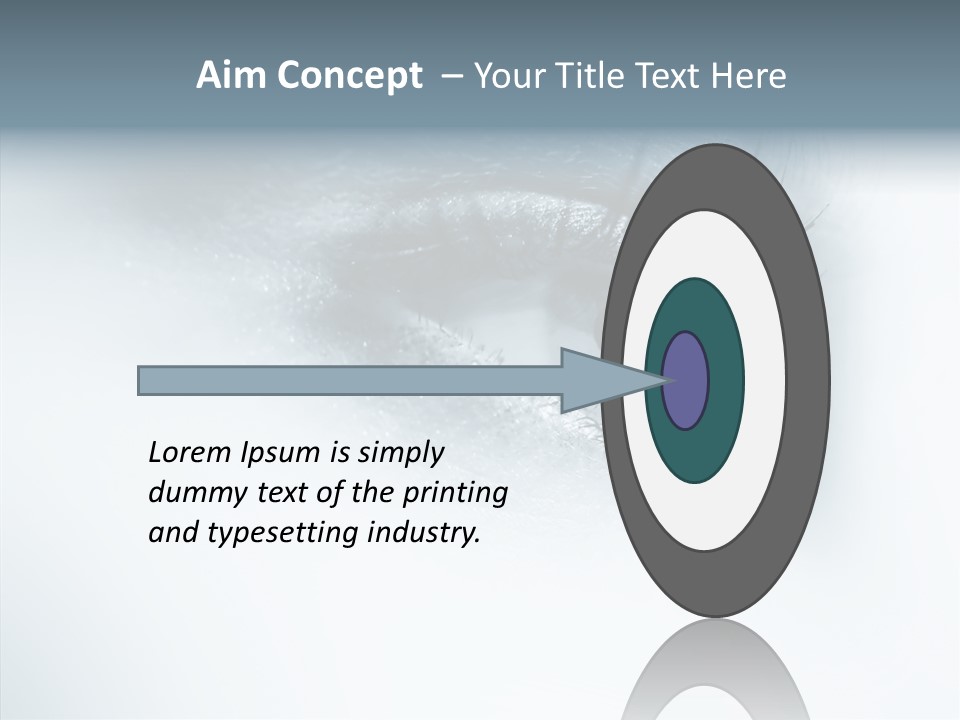 Model Portrait  PowerPoint Template