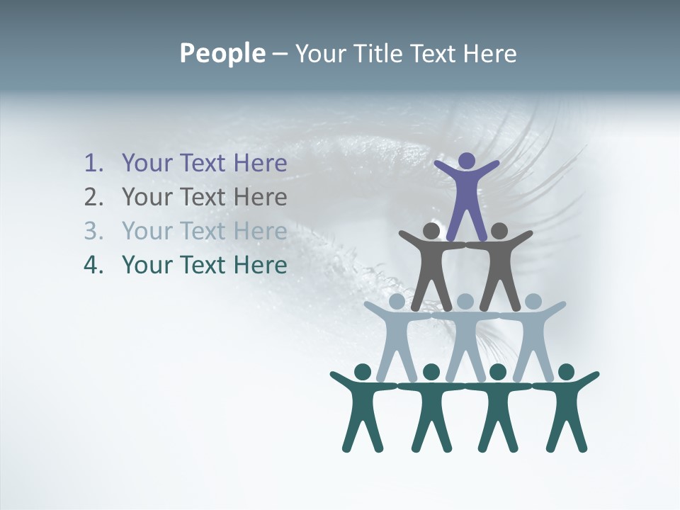 Model Portrait  PowerPoint Template