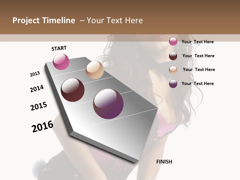 Holiday Heart Ears PowerPoint Template