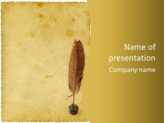 Note Used Wisdom PowerPoint Template