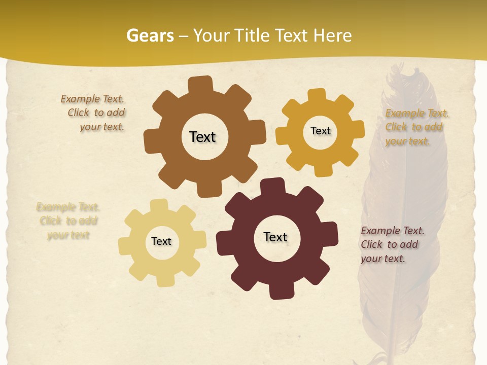 Note Used Wisdom PowerPoint Template