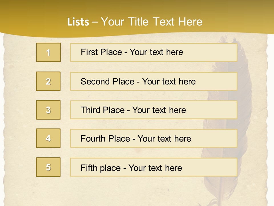 Note Used Wisdom PowerPoint Template