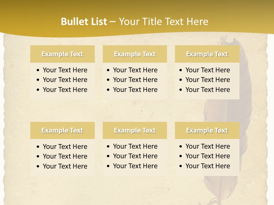 Note Used Wisdom PowerPoint Template