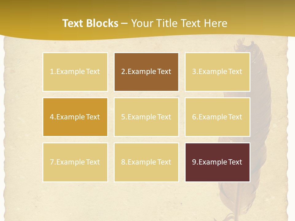 Note Used Wisdom PowerPoint Template