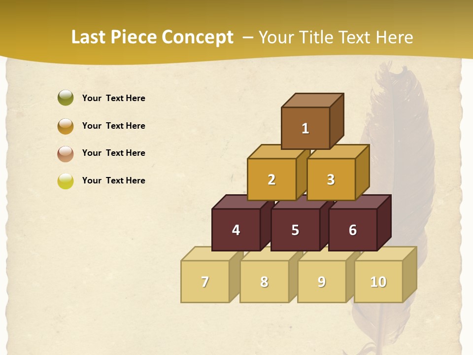 Note Used Wisdom PowerPoint Template