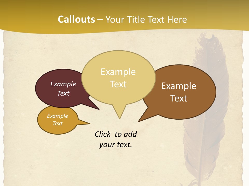 Note Used Wisdom PowerPoint Template