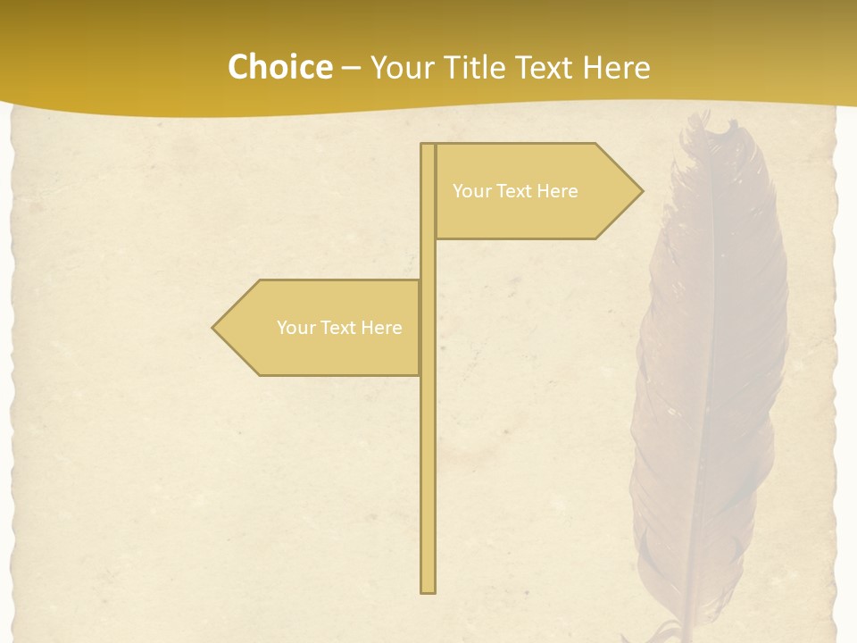 Note Used Wisdom PowerPoint Template