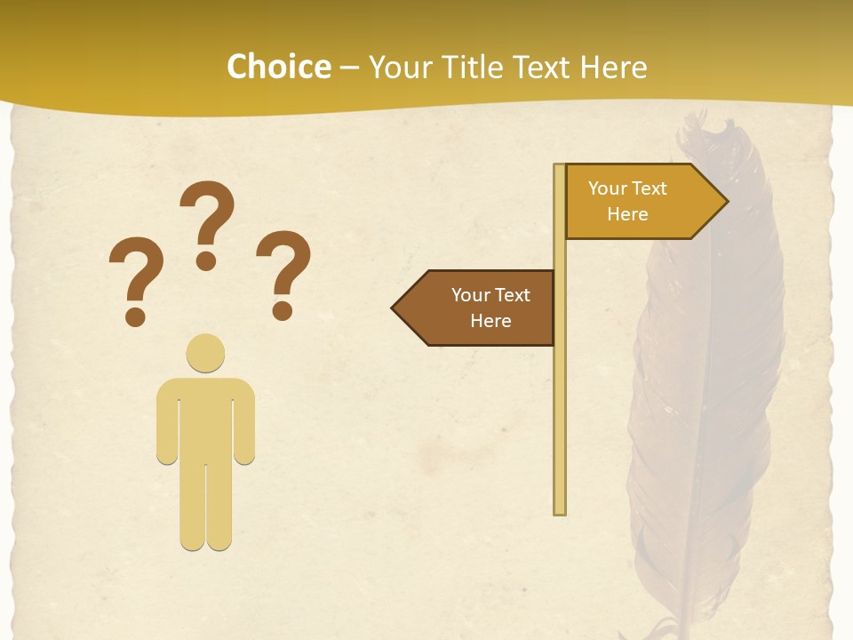 Note Used Wisdom PowerPoint Template