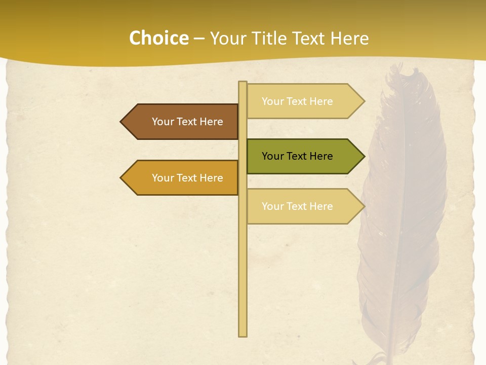 Note Used Wisdom PowerPoint Template