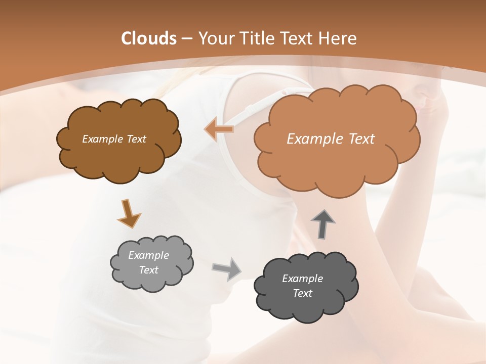 Interiors Two Quarrelsadness PowerPoint Template