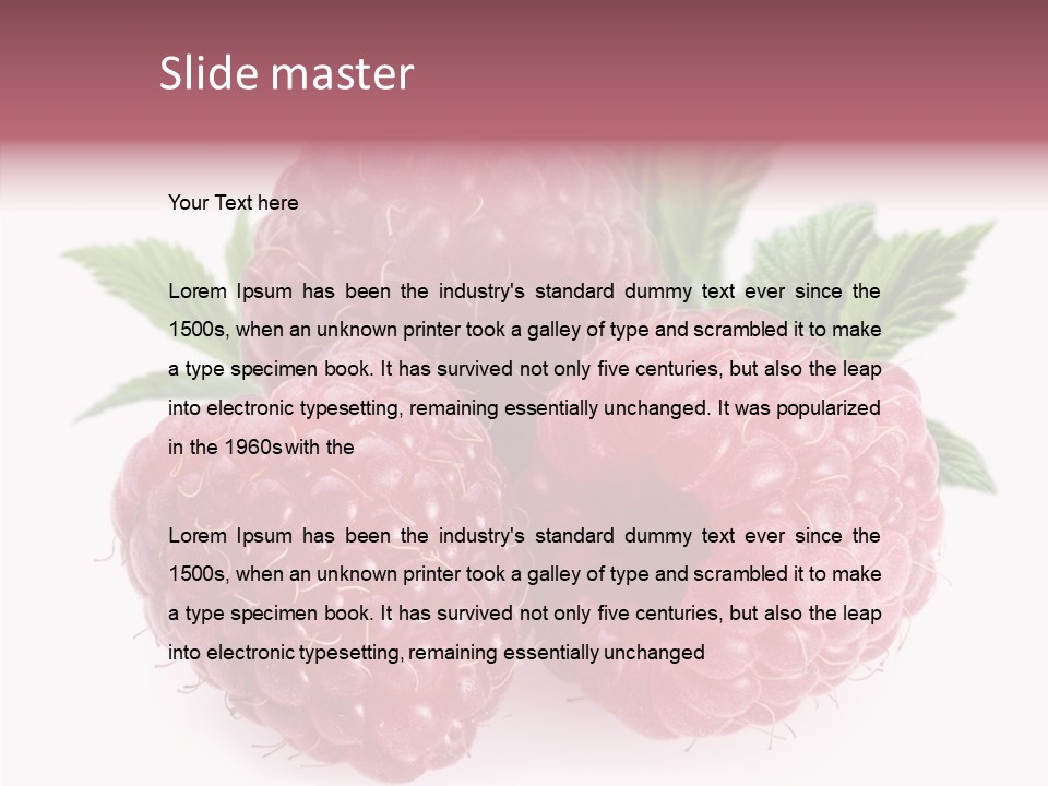 Vitamins Diet Mineral PowerPoint Template