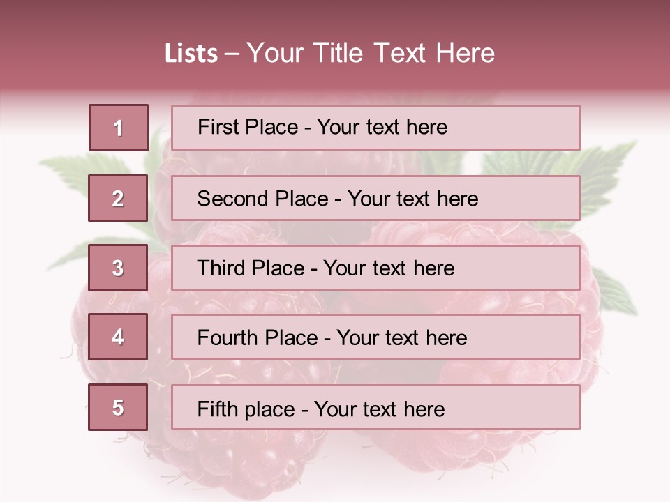 Vitamins Diet Mineral PowerPoint Template